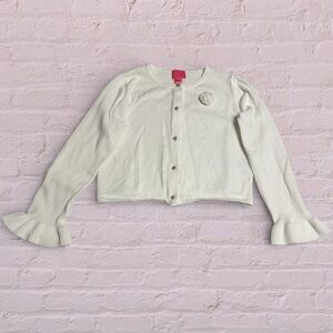 Lilly Pulitzer White Kids Cardigan